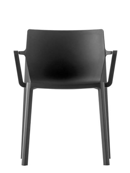 LP Chair, black, With armrests