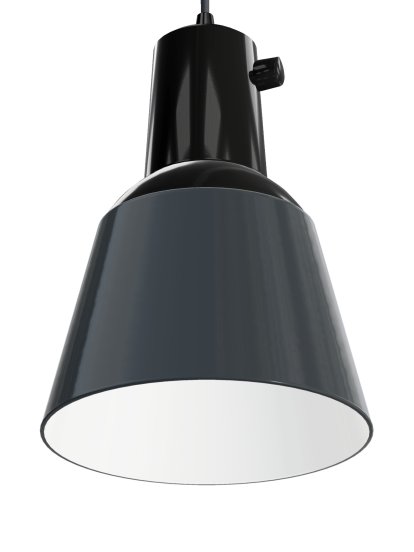 K831 Pendant Lamp, Anthracite enamelled