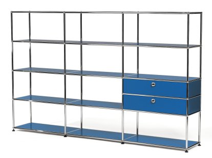 USM Haller Living Room Shelf XL Type 2, Gentian blue RAL 5010