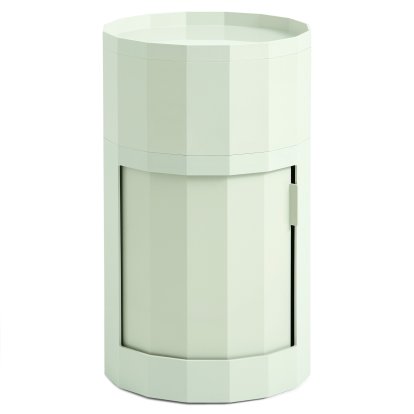 Facet Container, H 66 x Ø 38 cm, Soft mint