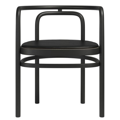 PK15 Chair, Ash black, With seat cushion
