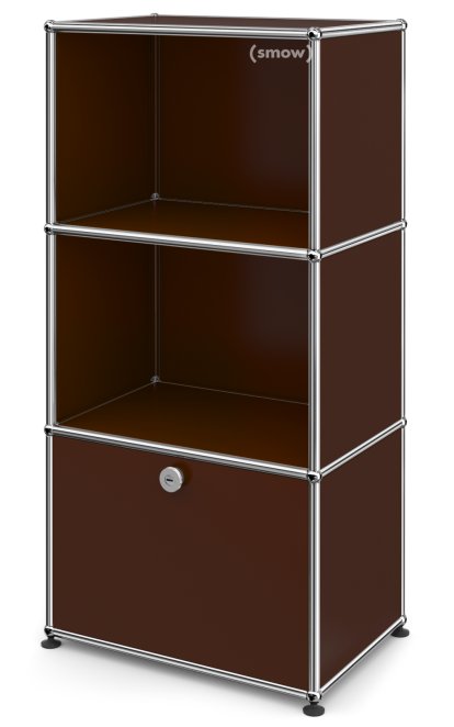 USM Haller Highboard M for Kids with 1 Drop-down Door, USM brown