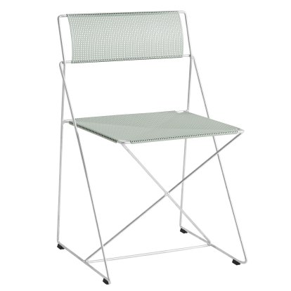 X-Line Chair Outdoor, Pale linden, Galvanised