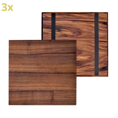 Wooden Overlay for USM Haller Shelves, size XL, 50 cm x 50 cm, American walnut