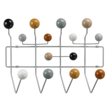 Hang It All Rack, Neutral: Balls brown tones, glossy  