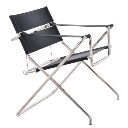 D4 Lounge Chair, Bauhaus Straps, black