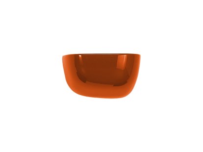 Corniches Wall Shelf, Small (H 11,6 x B 21 x T 14,4 cm), Orange