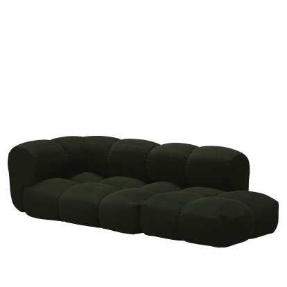Sander Sofa Design 5, Left armrest, Hug Me - Moss green 032