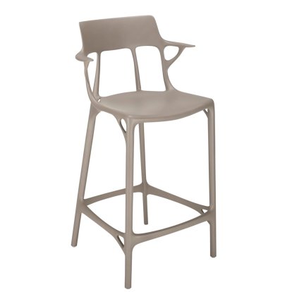 A.I. Bar Stool Recycled, 65 cm, Grey