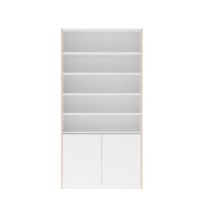 Modular Plus Shelving System, 360 mm, open front, with doors, Add-on element