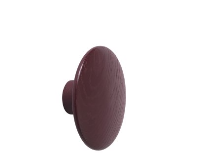 The Dots Hook, M (Ø 13 cm), Burgundy