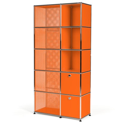 USM Haller wardrobe type 3, Pure orange RAL 2004
