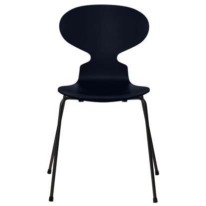Ant Chair 3101, Lacquer, Midnight blue, Black