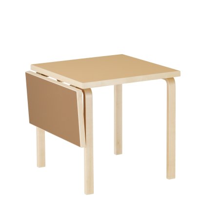 Aalto Folding Table , Lino clay/walnut brown