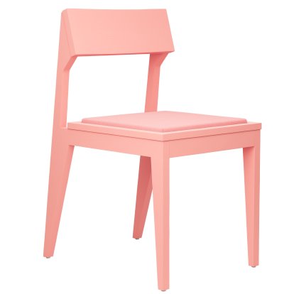 Schulz Chair, Ash soft pink, Seat cushion pink (Vidar 4 0622)