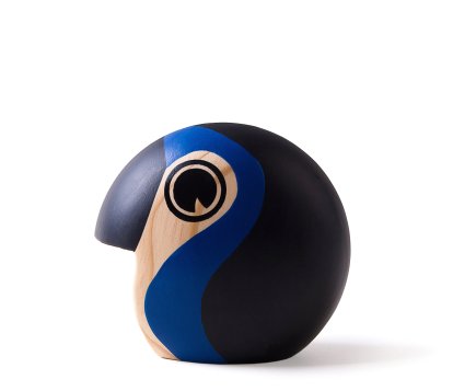 Discus Wooden Figure, Small, blue