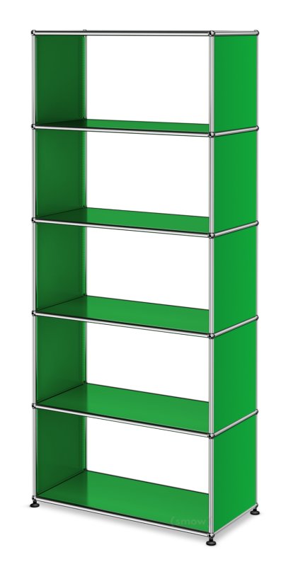 USM Haller Storage Unit without Rear Panels, USM green