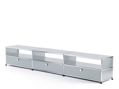 USM Haller HiFi-Lowboard, USM matte silver