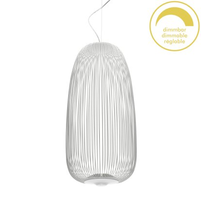 Spokes Pendant Lamp, Ø32,5 cm, White, Dimmable