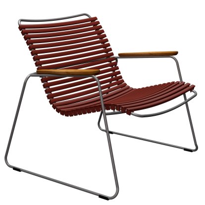 Click Roomy Lounge Chair, Paprika