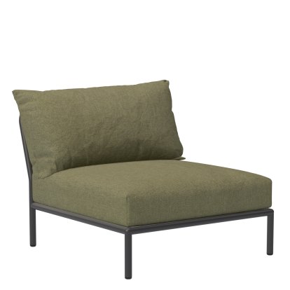 Level 2 Lounge Chair, Dark grey, Leaf