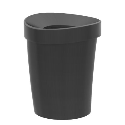 Happy Bin, L (H 37,5 x Ø 30 cm), Basic dark
