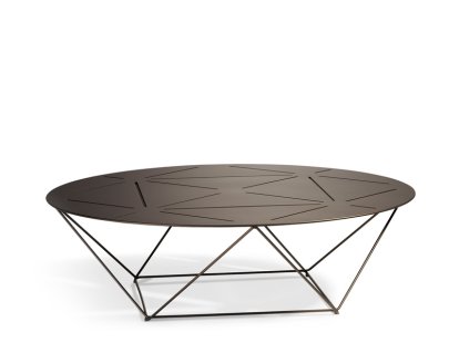 Joco Coffee Table, H 26 x ø 90 cm , Matt bronze powder-coated