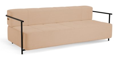 Daybe Sofa Bed, With armrest, Reflect 224 - light beige