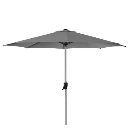 Sunshade Parasol, Silver, matt - Anthracite