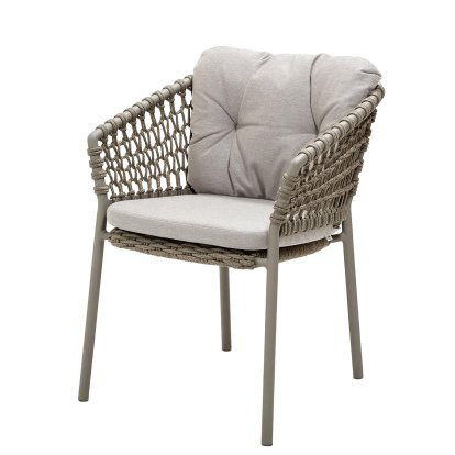 Ocean Chair, Open soft Rope – Taupe, Natté - Sand