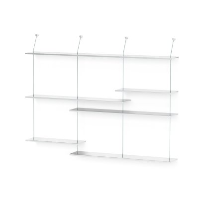 Liesl Wall Shelf, Version 5, Aluminium untreated