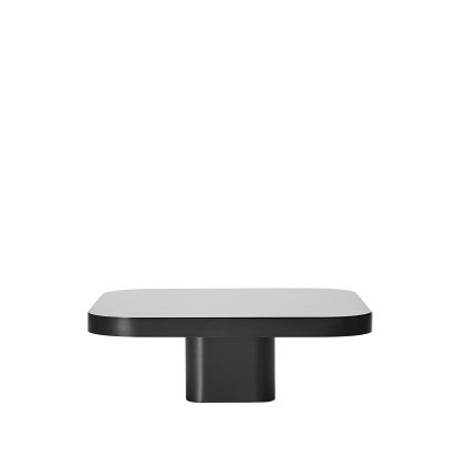 Bow Coffee Table, Steel black, H 25 x W 70 x D 70