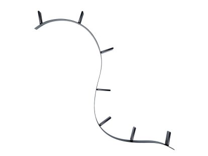 Bookworm Shelf, 7, Opal, Black