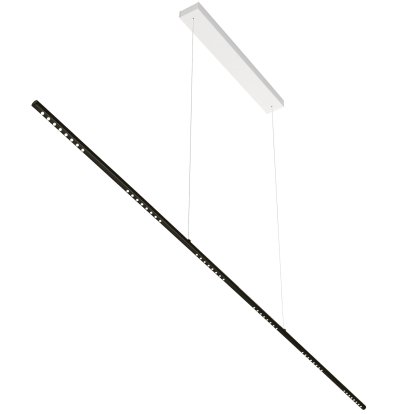 LUM Pendant Lamp, 195 cm, Black