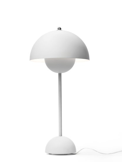Flowerpot VP3 Table lamp, Matt light grey