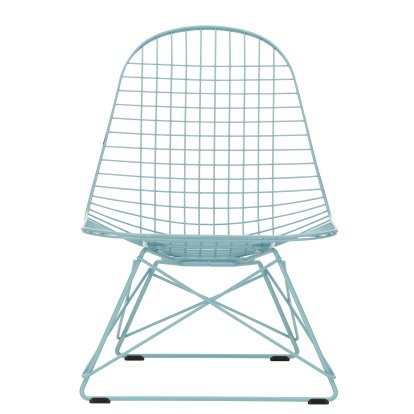 Wire Chair LKR, Powder-coated sky blue smooth