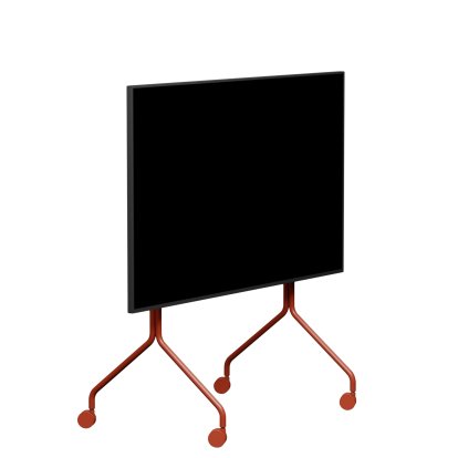 Moon Rollin' TV Stand, Regular, Burning red