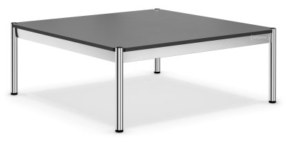 USM Haller Coffee Table, 100 x 100 cm, Laminate, Light mid grey