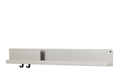 Folded Shelves, H 13 x W 96 cm, Grey