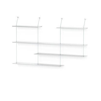 Liesl Wall Shelf, Version 4, Aluminium untreated