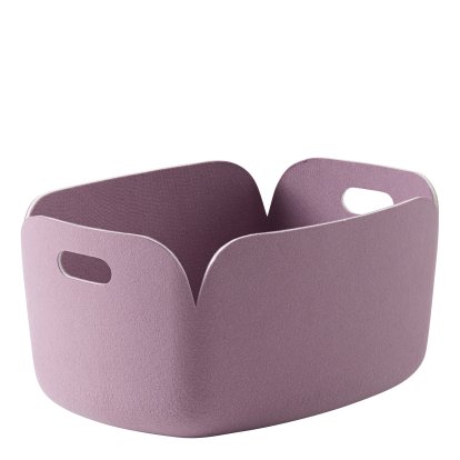 Restore Storage Basket, L 48 cm × W 35 cm, Dusty Lilac