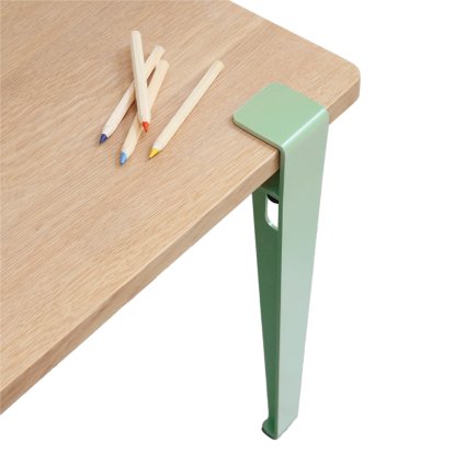Tiptoe Children's Table, Solid oak, Dino green