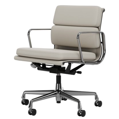 Soft Pad Group EA 217, Chrome-plated, Leather Premium F snow, Plano white