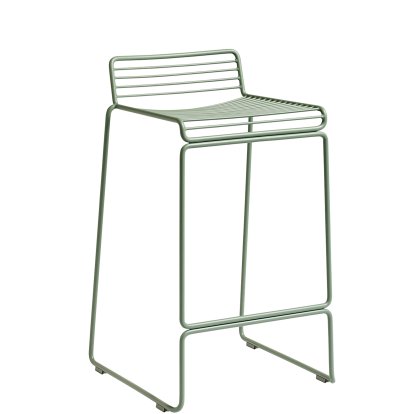 Hee Bar Stool, Kitchen version: seat height 65 cm, Fall green