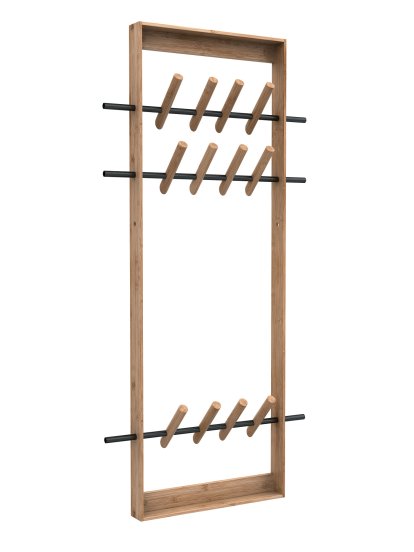 Coat Frame, Natural bamboo / black