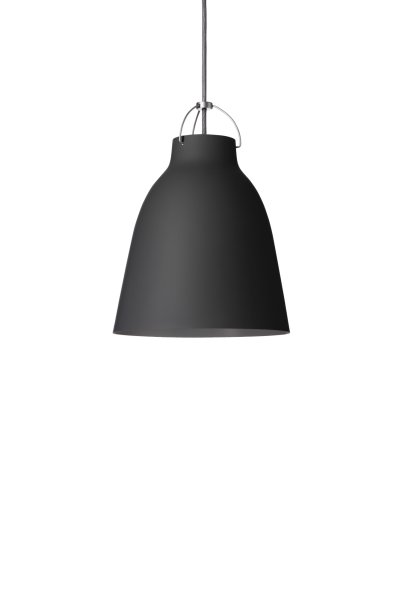 Caravaggio Matt Pendant Lamp, P2 (Ø 25,8 cm), Black