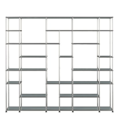 USM Haller Living Room Shelf XXL, Mid grey RAL 7005