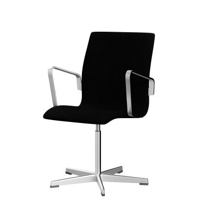 Oxford Office Swivel Chair, With armrests, Low back, Fixed base, Hallingdal 65, 180 - Charcoal