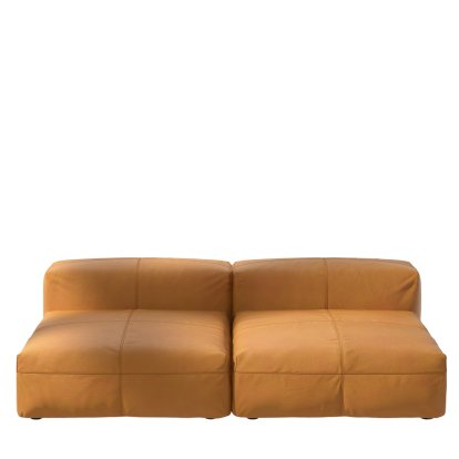 Vetsak Sofa Set 1, L, Leather - Brown, Without cushion