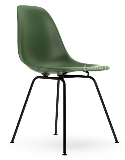 Eames Plastic Side Chair RE DSX, Forest, Without upholstery, Without upholstery, Standard version - 43 cm, Coated basic dark